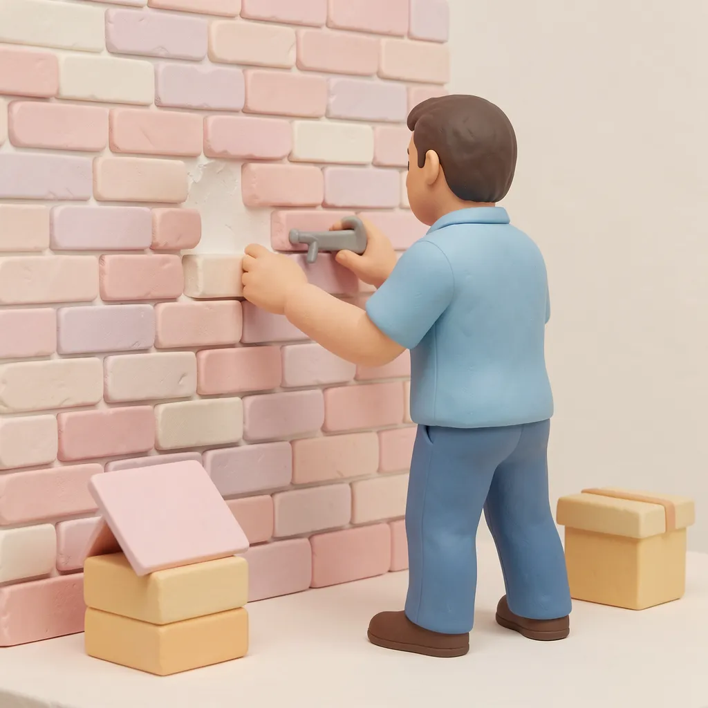 comment reboucher un gros trous dans un mur en brique
