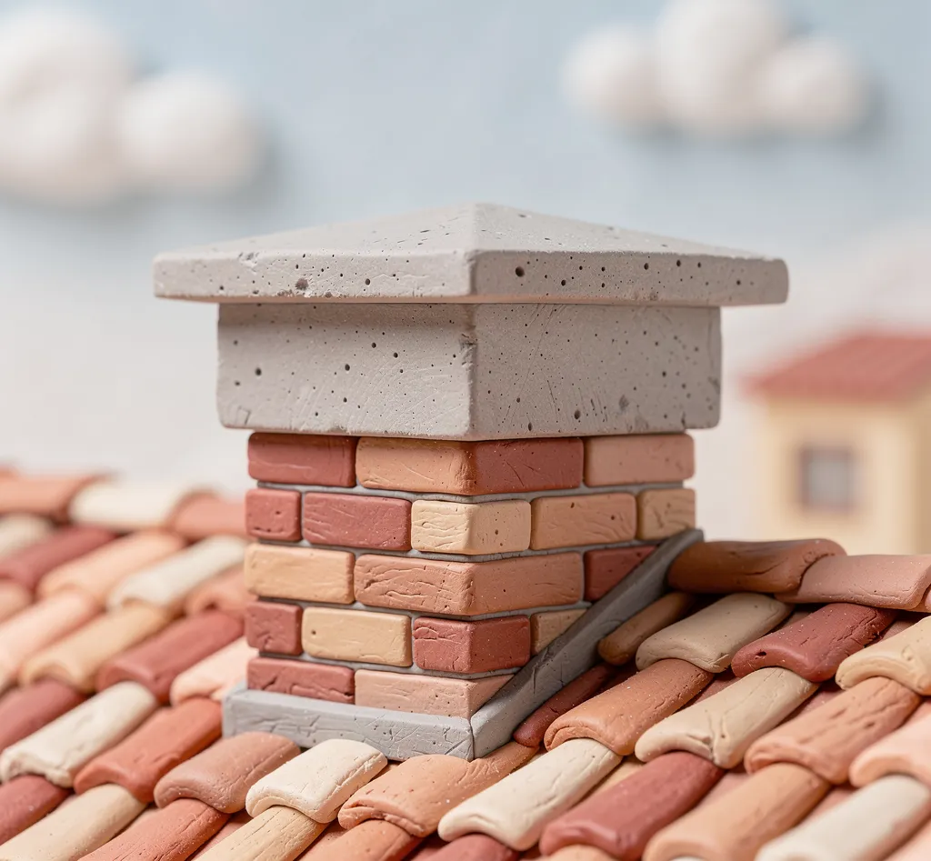 chapeau de cheminée béton