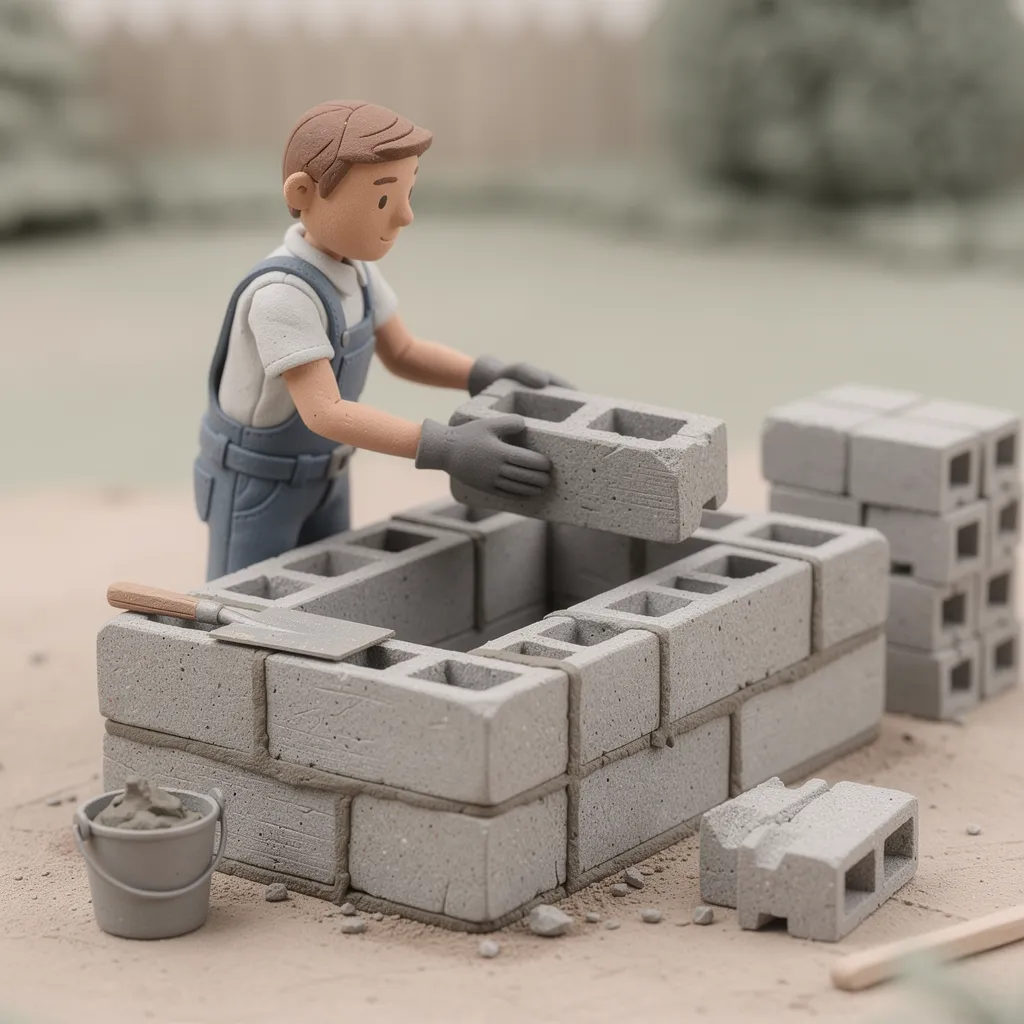 construire un bassin en parpaing