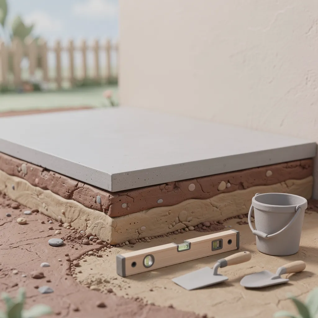 dalle béton sans décaisser