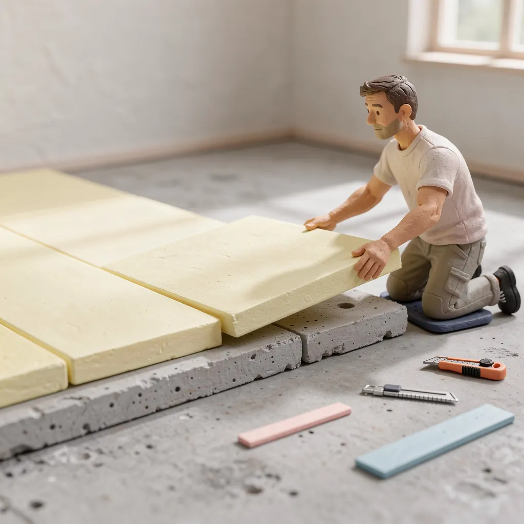 isolation sur dalle beton