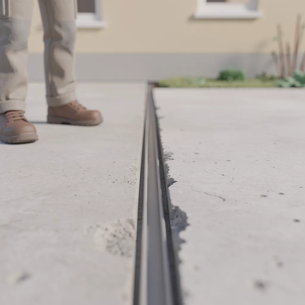 joint de dilatation dalle béton
