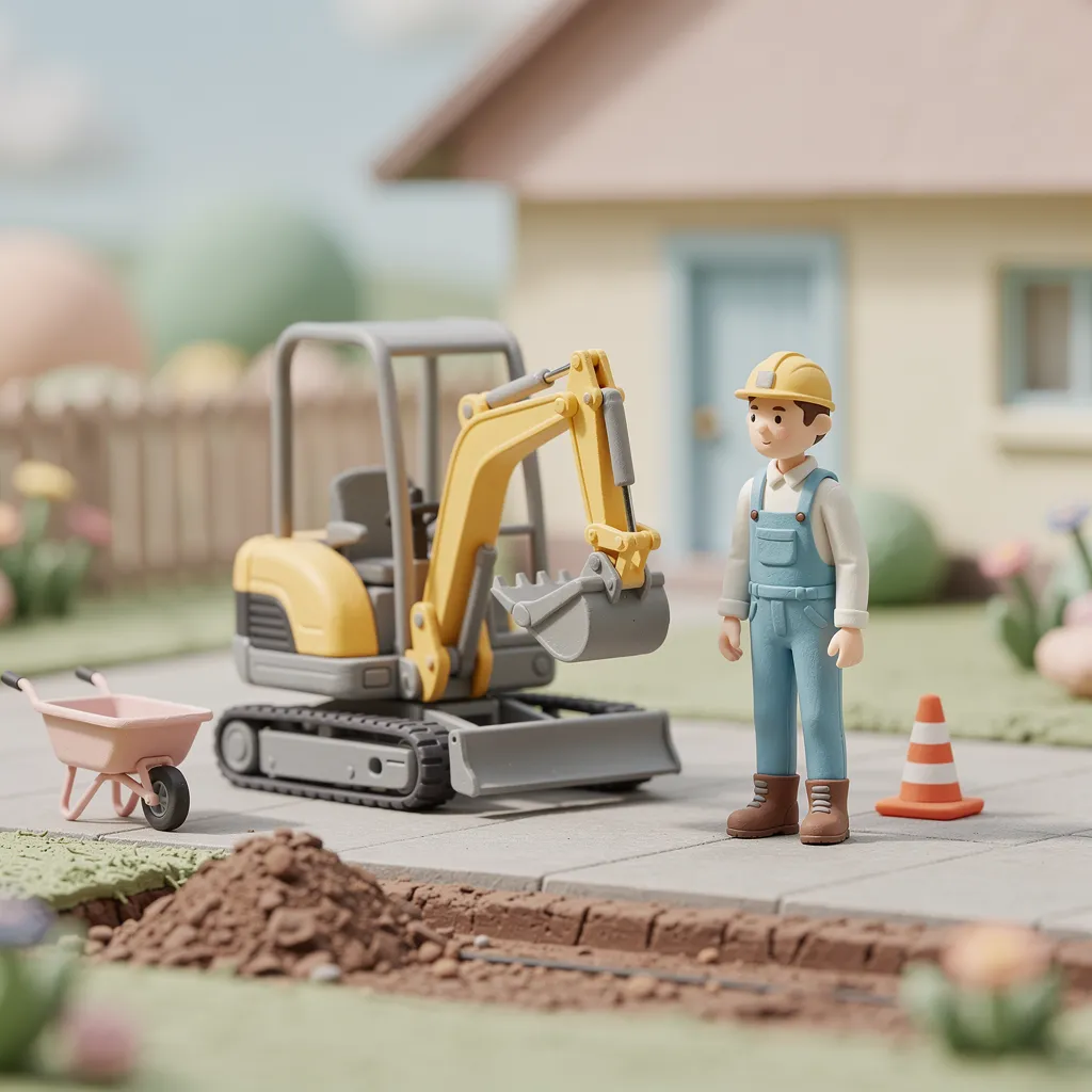 location mini pelleteuse particulier