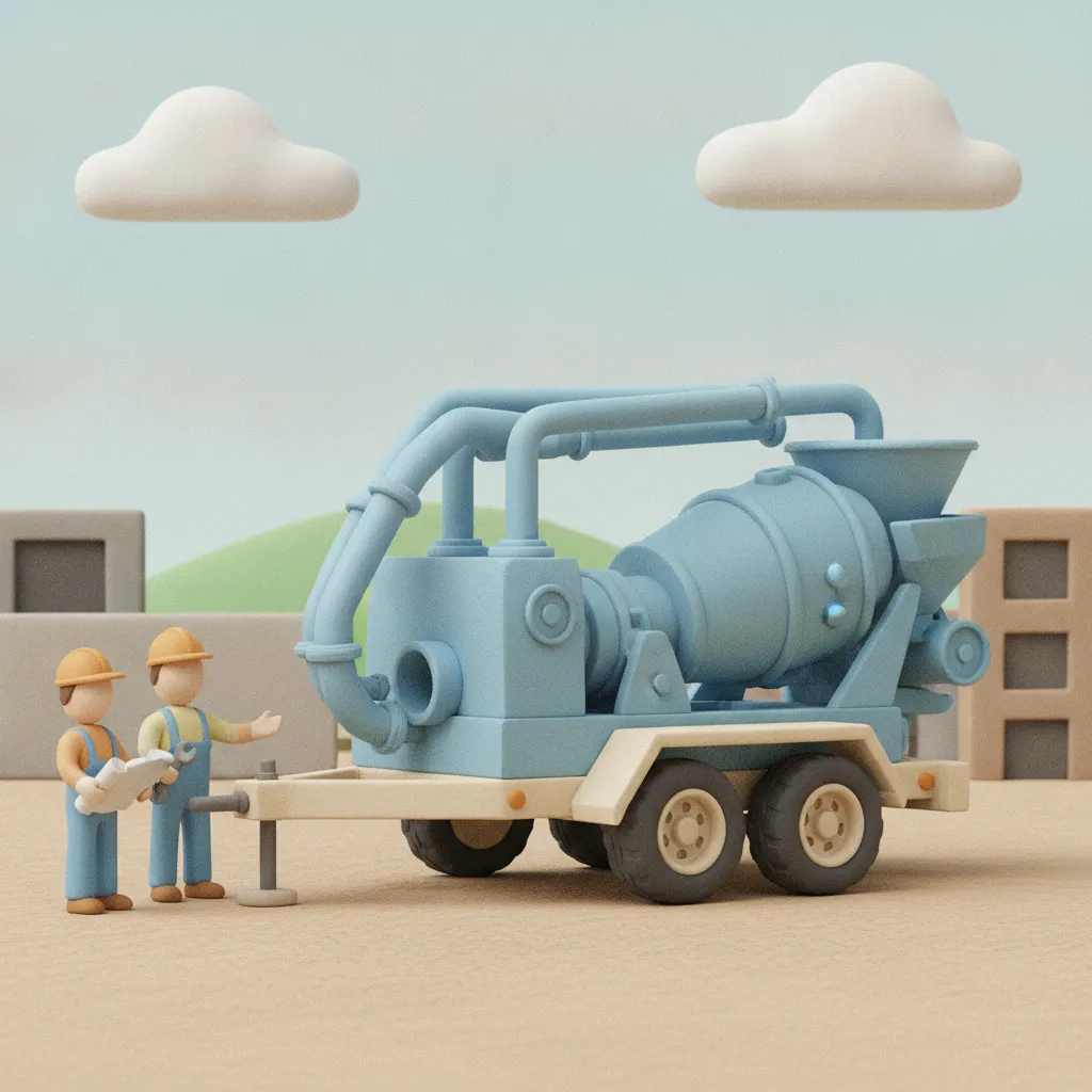 Location pompe à béton sur remorque : ce qu’il faut savoir