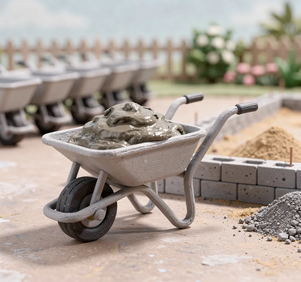 nombre de brouette pour 1m3 de beton