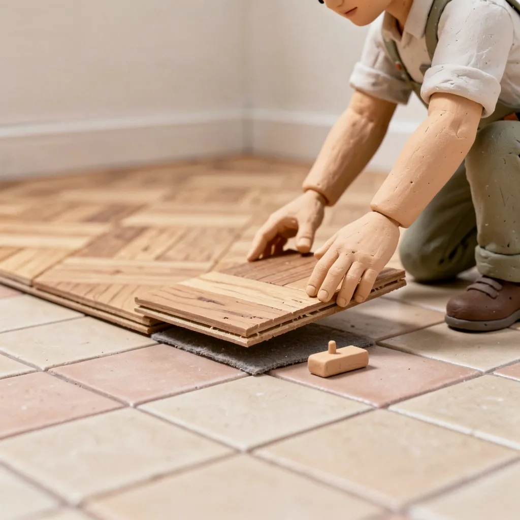 Peut on mettre du parquet sur du carrelage : tout savoir