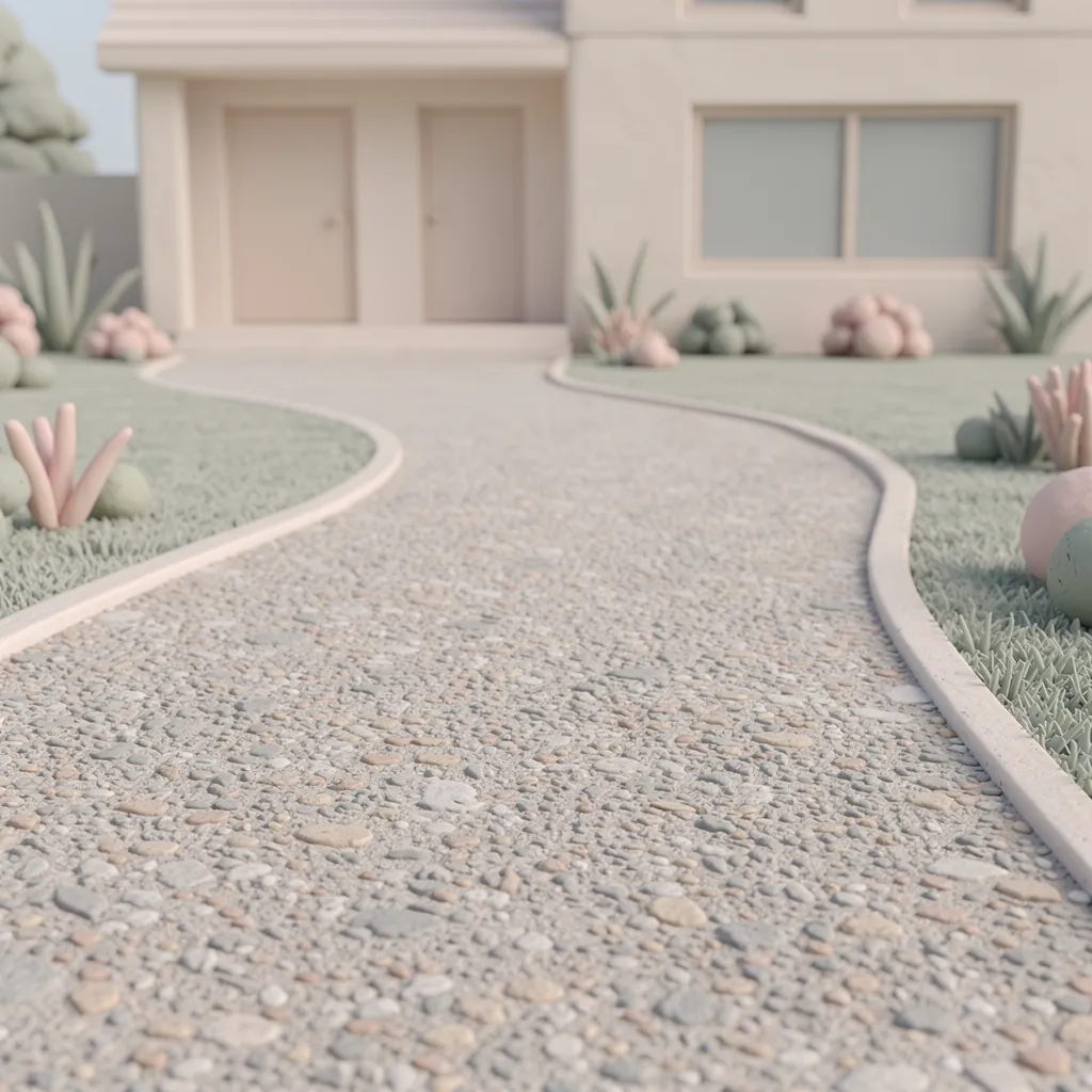 allee en beton desactive