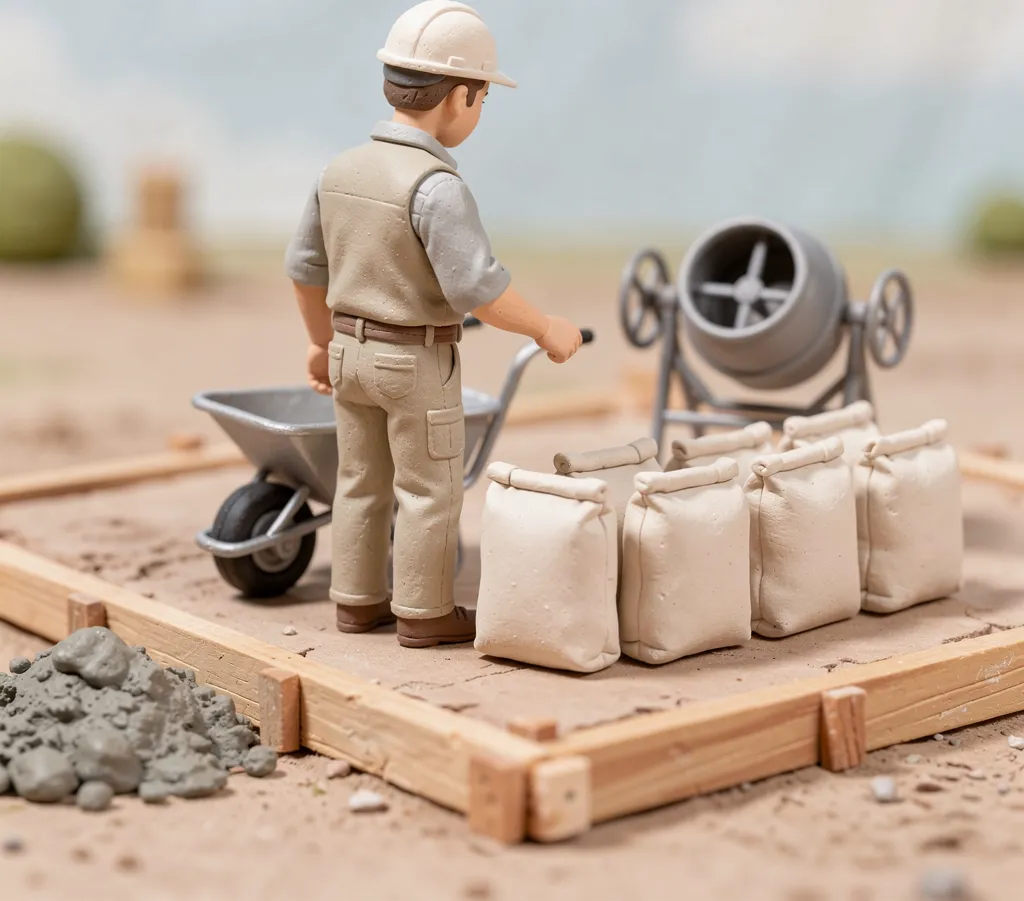 combien de sac de ciment pour 1m3