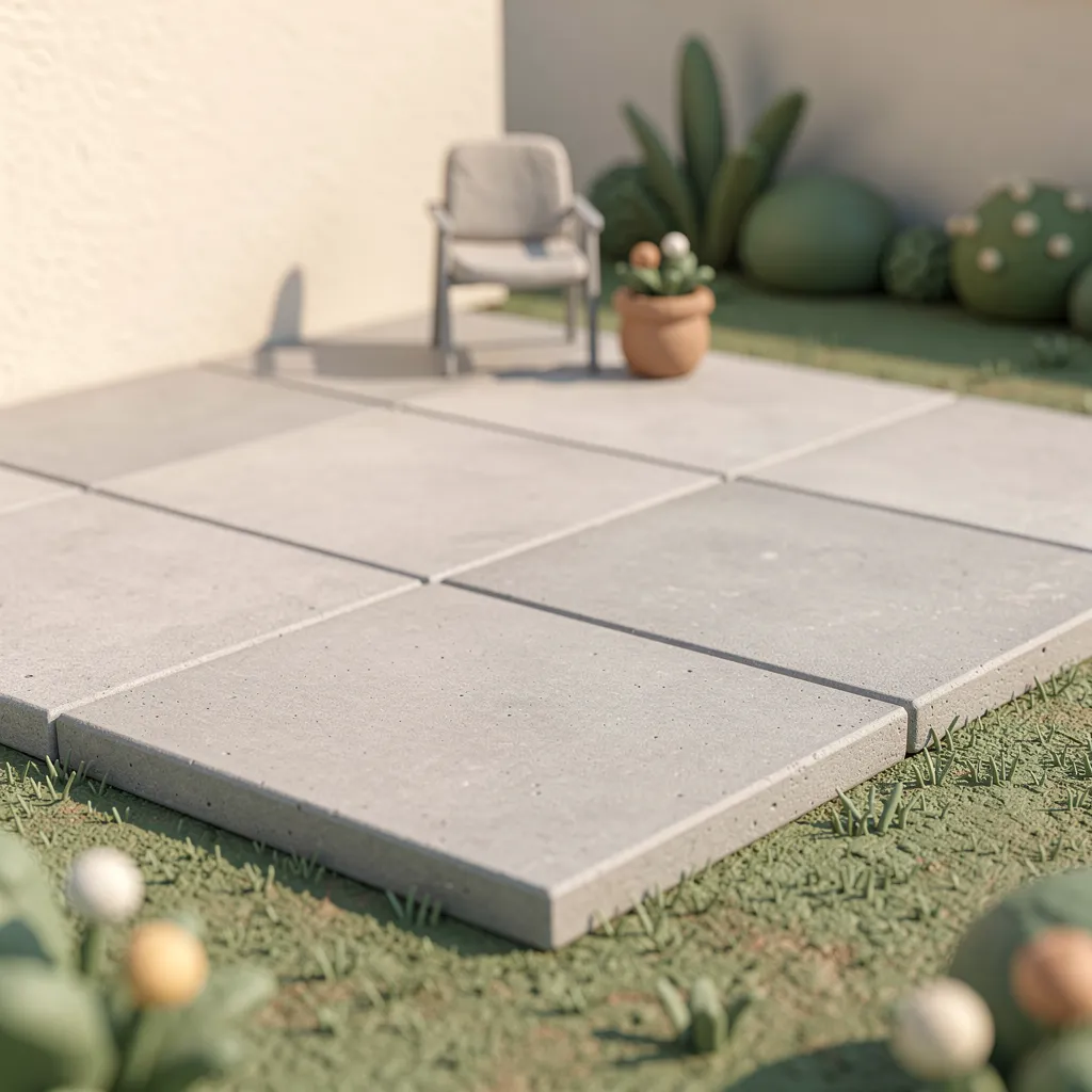 dalle de béton pour terrasse