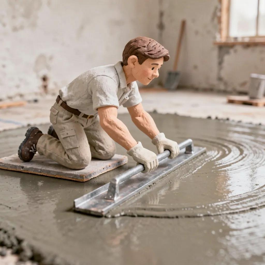 Dalle béton lisse : 4 étapes clés et le timing précis à respecter