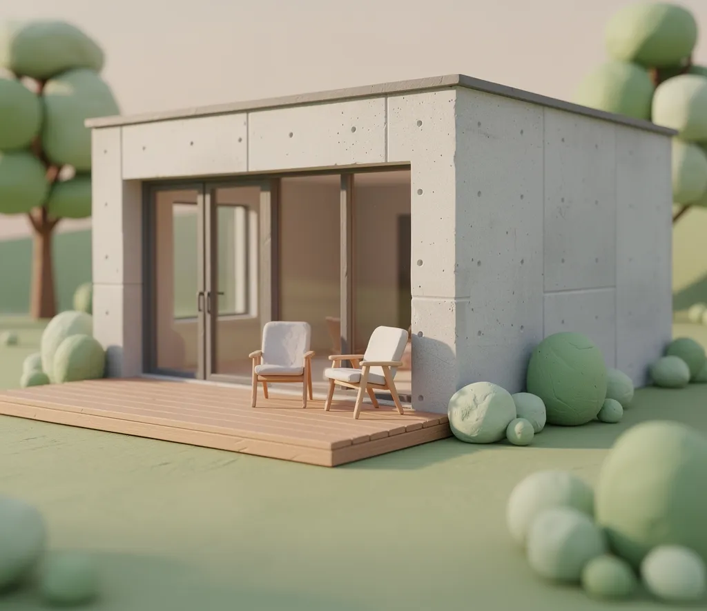 maison en beton prefabrique