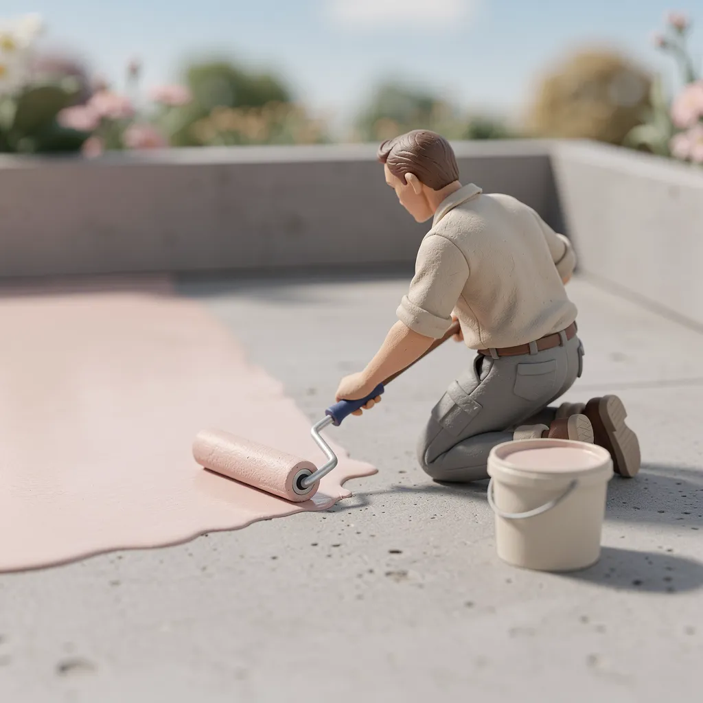 peindre terrasse en beton