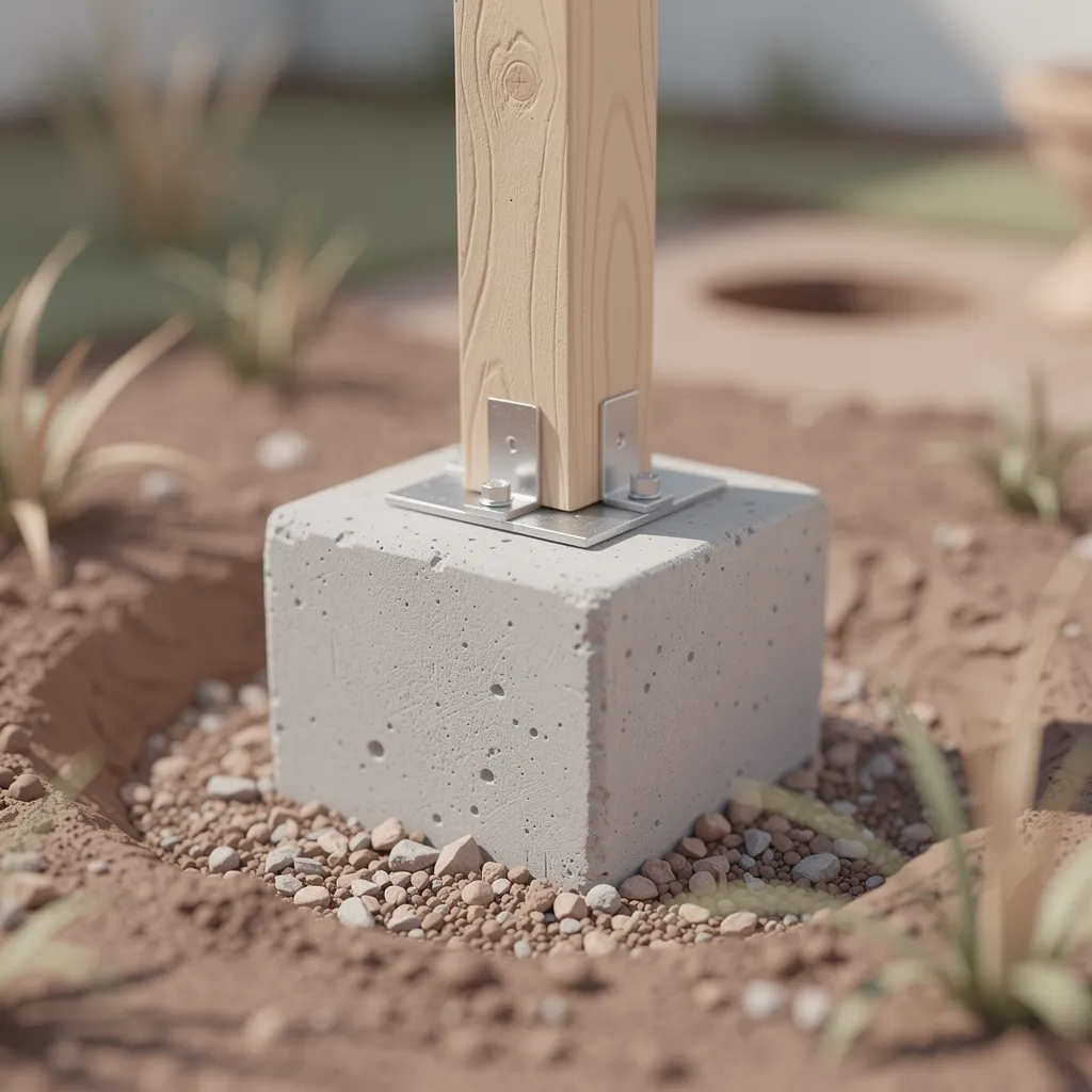 plot béton pour poteau
