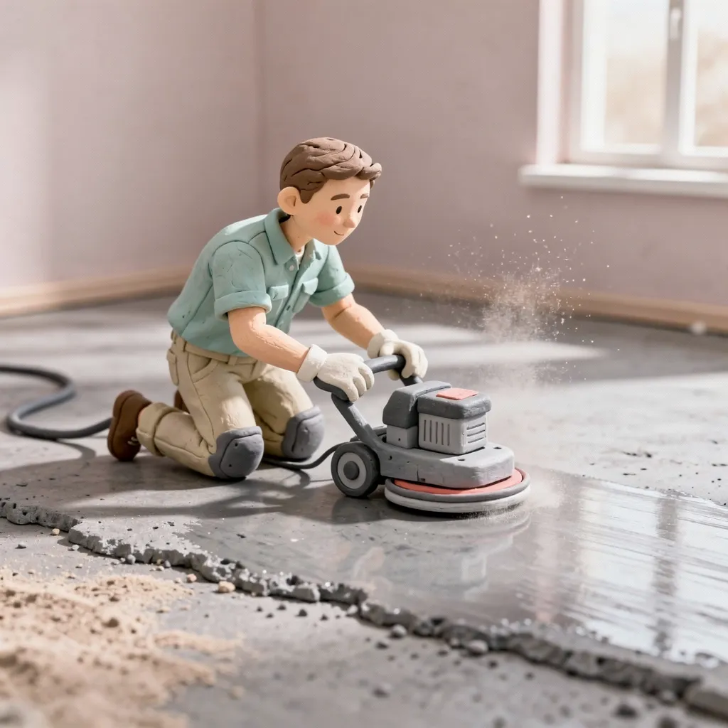 poncer un sol en beton