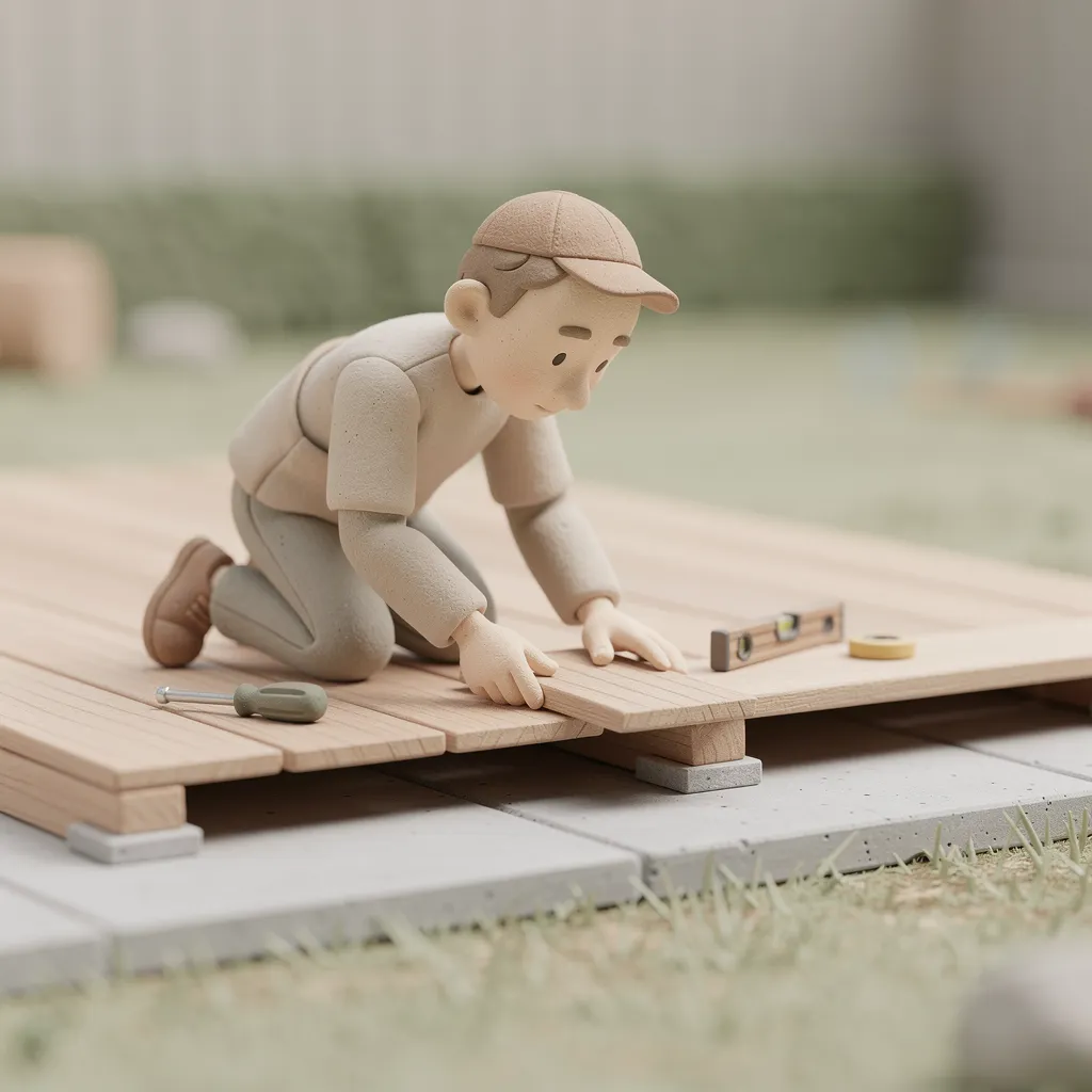 Poser une terrasse en bois sur dalle béton : 6 étapes pour ne rien rater