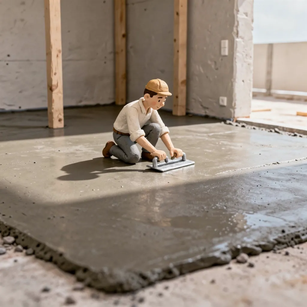 temps de sechage dalle beton