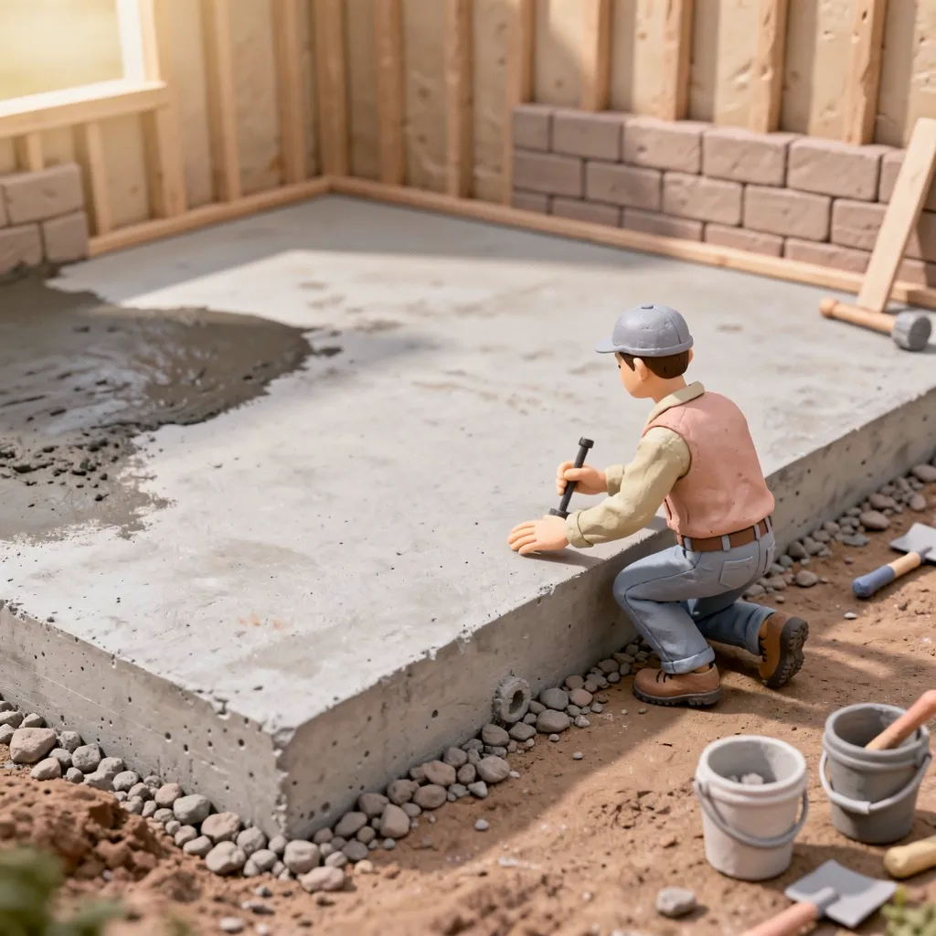 Combien de temps pour qu’une dalle béton de 15 cm sèche vraiment ?