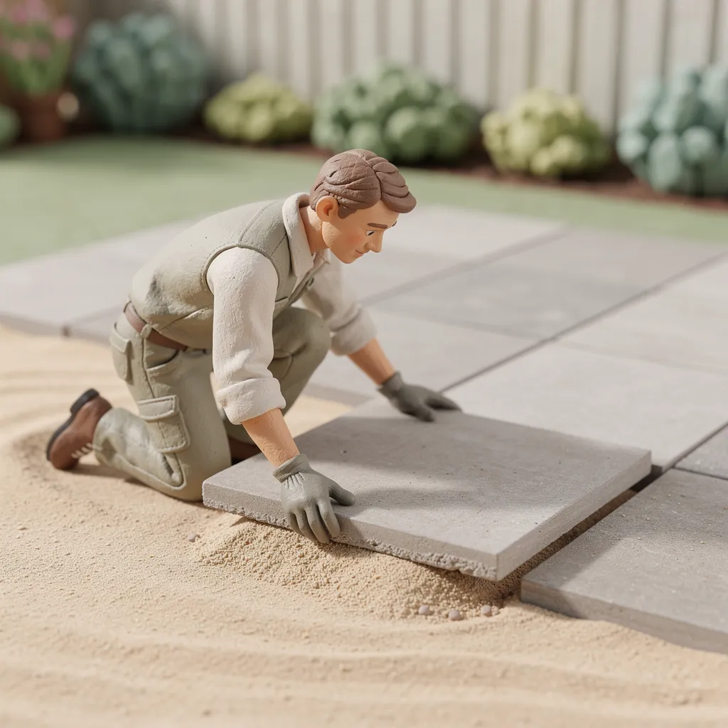avantage pose dalle sur sable
