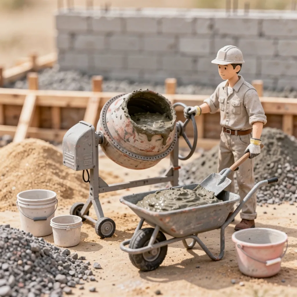 combien de mélange pour 1m3 de béton