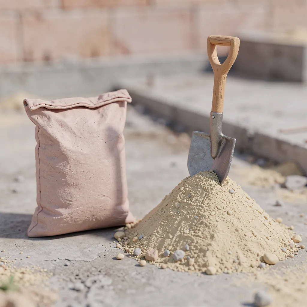 combien de pelle de sable pour un sac de ciment
