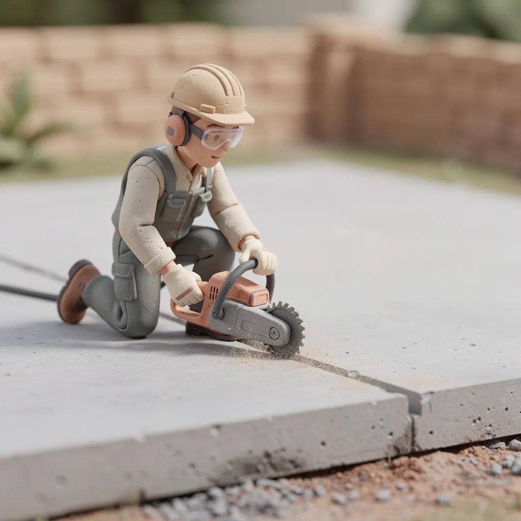 couper une dalle beton