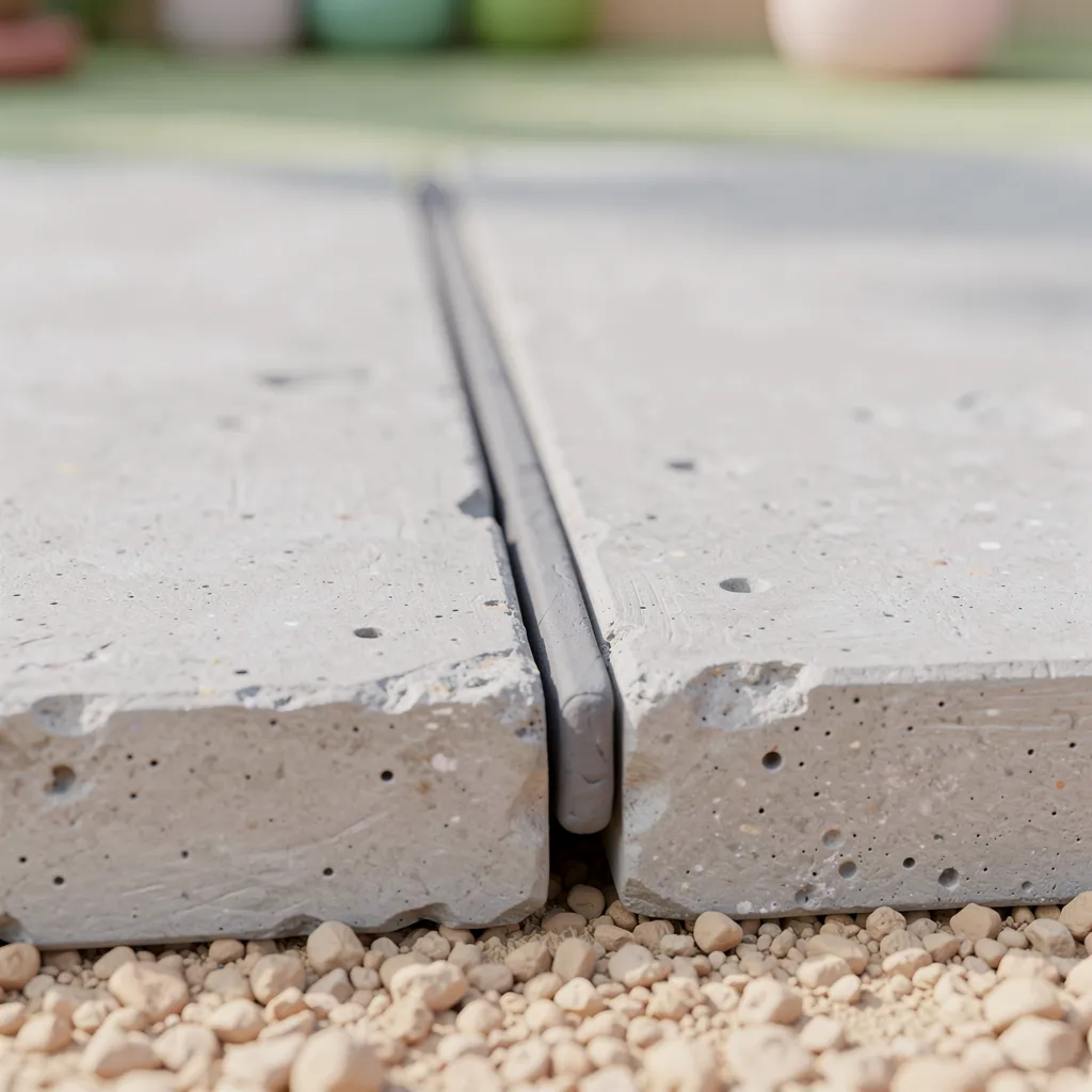 Joints de dilatation dalle béton 10 cm : espacement tous les 20 m² et 3 méthodes de pose