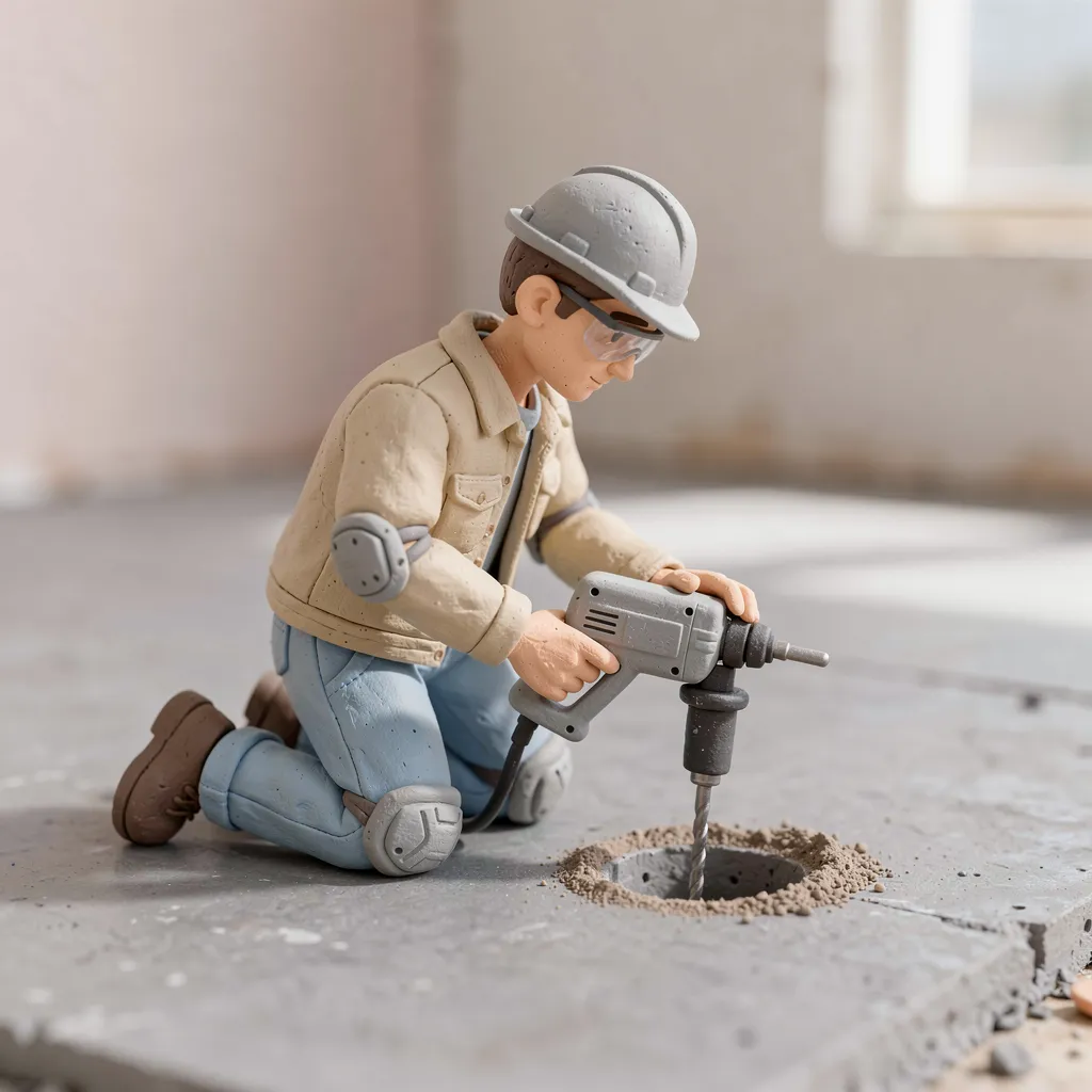 Comment percer une dalle béton sans casse ni erreur ?