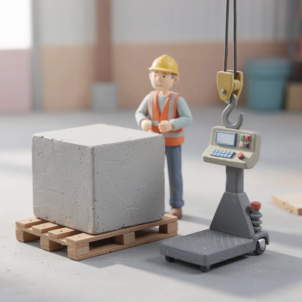poid d'un metre cube de beton