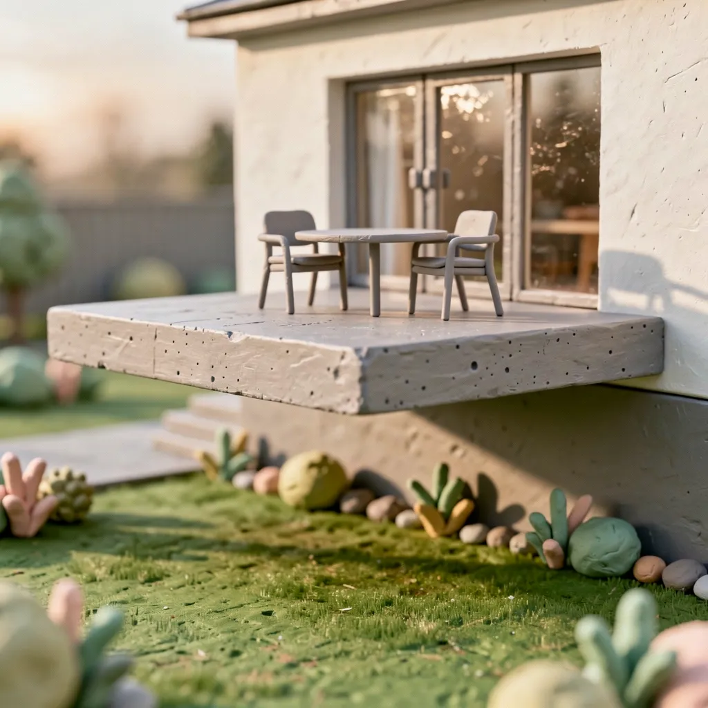 Quelle structure pour une terrasse suspendue en béton ?
