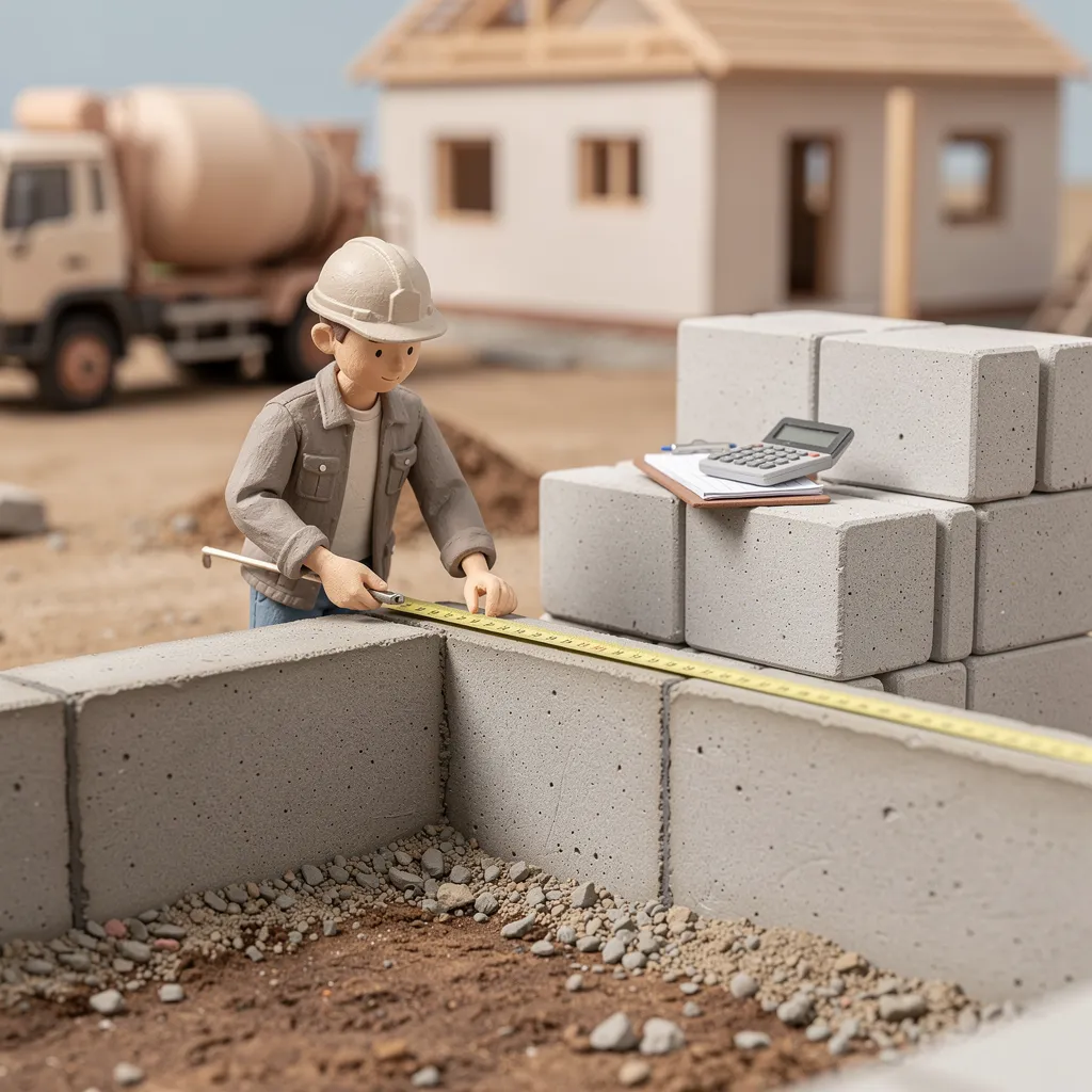 Fondations en béton : calculer précisément le volume en m³